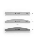 DARK neglefiler – Oval, grå, 25 stk. (180/240 grit) - Bilde 2
