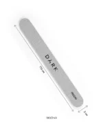 DARK neglefiler – Oval, grå, 25 stk. (180/240 grit)